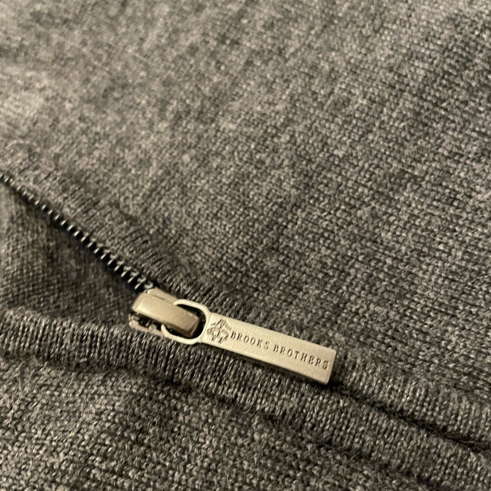 Brooks Brother’s Extra Fine Merino 1/4 Zip - Picture 4 of 4